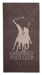 Greenwich Polo Club 3786 Πετσέτα Θαλάσσης Καφέ 170x90εκ. από το Katoikein