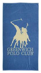 Greenwich Polo Club 3851 Πετσέτα Θαλάσσης Βαμβακερή Μπλε 170x90εκ. από το Katoikein