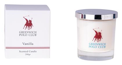 Greenwich Polo Club Αρωματικό Κερί σε Βάζο με Άρωμα Vanilla 200gr από το Katoikein