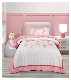 Greenwich Polo Club Παιδικό Κουβερλί Μονό Grey, Pink 160x220εκ.