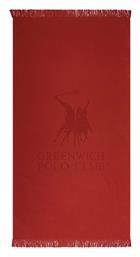 Greenwich Polo Club Πετσέτα Θαλάσσης Κόκκινη 170x80εκ. από το Designdrops