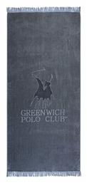 Greenwich Polo Club Πετσέτα Θαλάσσης με Κρόσσια Γκρι 170x70εκ. από το Katoikein