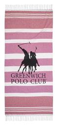 Greenwich Polo Club Πετσέτα Θαλάσσης Παρεό με Κρόσσια Ροζ 170x80εκ. από το Katoikein