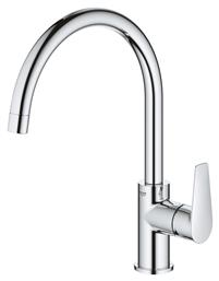 Grohe Bauedge Ψηλή Μπαταρία Κουζίνας Πάγκου Chrome