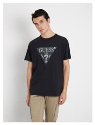 Guess Ανδρική Μπλούζα Κοντομάνικη Jet Black