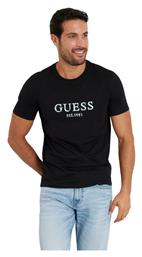 Guess Ανδρικό T-shirt Κοντομάνικο Black από το ProjectShops