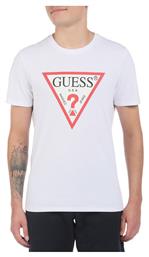 Guess Ανδρικό T-shirt Κοντομάνικο Λευκό από το Modivo