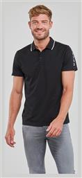 Guess Ανδρικό T-shirt Polo Μαύρο από το Modivo