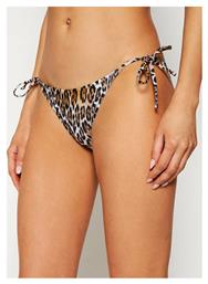 Guess Bikini Slip με Κορδονάκια Animal Print