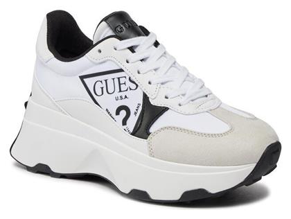 Guess Calebb4 Γυναικεία Chunky Sneakers Λευκό από το Plus4u