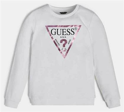 Guess Fleece Παιδικό Φούτερ Λευκό