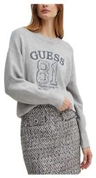 Guess Γυναικείο Πουλόβερ Light Melange Grey