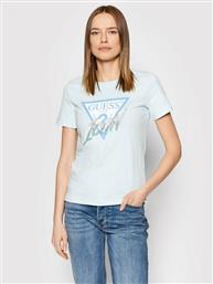 Guess Γυναικείο T-shirt Γαλάζιο από το Spartoo