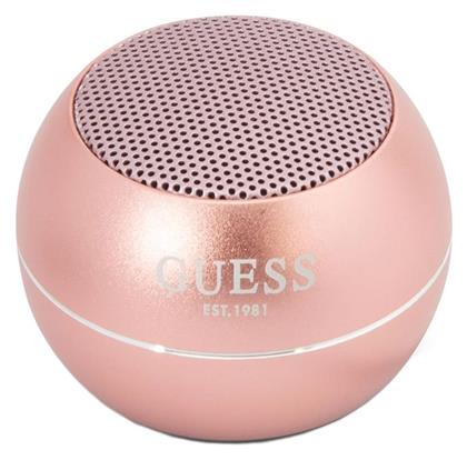 Guess Mini Ηχείο Bluetooth 3W με Διάρκεια Μπαταρίας έως 4 ώρες Ροζ