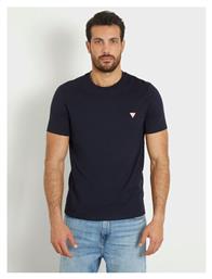 Guess Triangle Ανδρικό T-shirt Κοντομάνικο Σκούρο Μπλέ