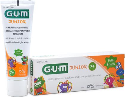 GUM Οδοντόκρεμα Junior 50ml με Γεύση Tutti-Frutti για 7+ χρονών από το Pharm24