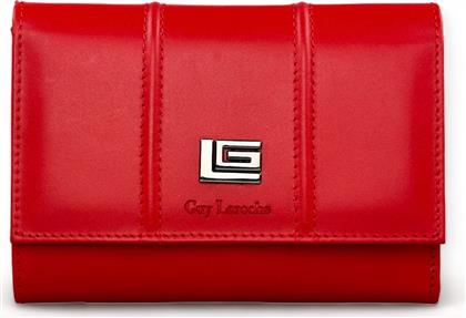 Guy Laroche Μικρό Δερμάτινο Γυναικείο Πορτοφόλι με RFID Κόκκινο από το Brandbags