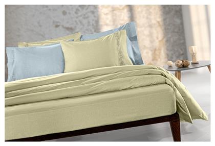 Guy Laroche Σεντόνι King Size με Λάστιχο 180x200x42εκ. Color Plus Olive