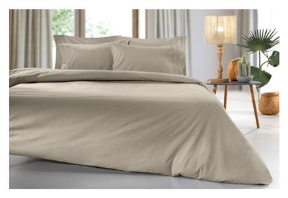 Guy Laroche Σεντόνι Μονό με Λάστιχο 100x200x32εκ. Color Plus Taupe