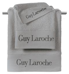 Guy Laroche Σετ Πετσέτες Μπάνιου 3τμχ Futura Silver Βάρους 500gr/m²