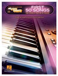 Hal Leonard First 50 Songs You Should Play on Keyboard: E-Z Play Today Volume 23 Παρτιτούρα για Πιάνο από το Public