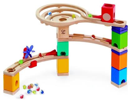 Hape Παιχνίδι Κατασκευών Ξύλινo Quadrilla Marble Run για Παιδιά 4+ Ετών