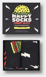 Happy Socks Burger Κάλτσες Πολύχρωμες 2Pack