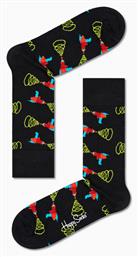 Happy Socks Lazer Quest Unisex Κάλτσες με Σχέδια Μαύρες