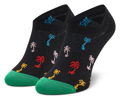 Happy Socks Palm Unisex Κάλτσες με Σχέδια Μαύρες