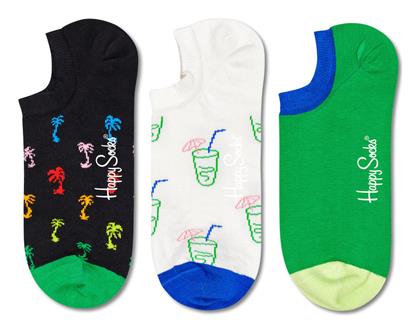 Happy Socks Palm Unisex Κάλτσες Πολύχρωμες 3Pack από το Z-mall