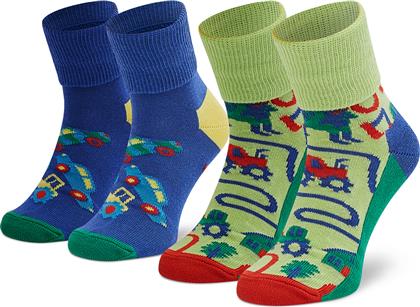 Happy Socks Παιδικές Κάλτσες Μακριές Πολύχρωμες 2 Ζευγάρια από το Clodist