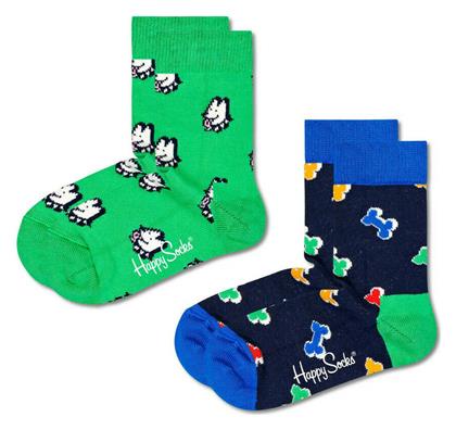 Happy Socks Παιδικές Κάλτσες Μακριές Πολύχρωμες 2 Ζευγάρια από το Parex