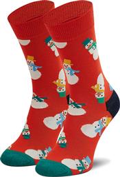 Happy Socks Unisex Χριστουγεννιάτικες Κάλτσες Κόκκινες από το Clodist