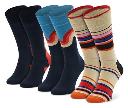 Happy Socks Unisex Κάλτσες με Σχέδια Πολύχρωμες 3Pack