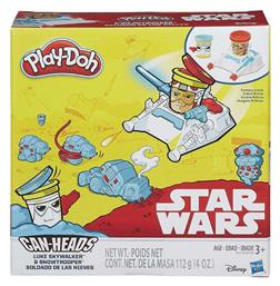 Hasbro Play-Doh Πλαστελίνη - Παιχνίδι για 3+ Ετών, 2τμχ Star Wars Can-Heads - Luke Skywalker & Snowtrooper