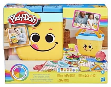 Hasbro Play-Doh Πλαστελίνη - Παιχνίδι Picnic Shapes για 3+ Ετών, 6τμχ από το Moustakas Toys