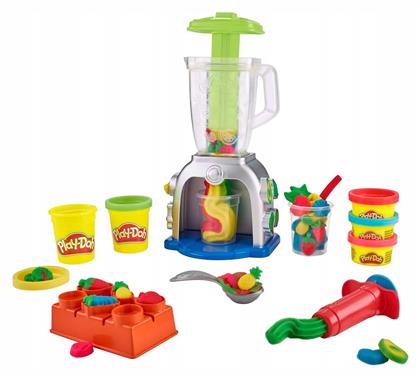 Hasbro Play-Doh Πλαστελίνη - Παιχνίδι Swirlin' Smoothies Blender για 3+ Ετών, 5τμχ από το Moustakas Toys