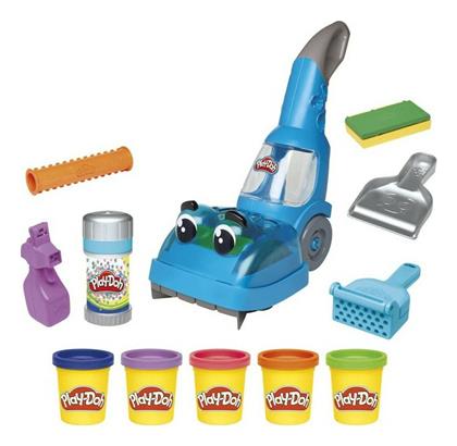 Hasbro Play-Doh Πλαστελίνη - Παιχνίδι Zoom Vacuum & Clean Up για 3+ Ετών, 5τμχ από το BlablaToys