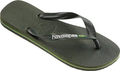 Havaianas Brasil Logo Flip Flops σε Πράσινο Χρώμα από το Cosmos Sport