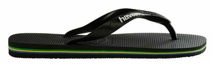 Havaianas Brasil Logo Flip Flops σε Μαύρο Χρώμα από το SportsFactory