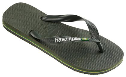 Havaianas Brasil Logo Flip Flops σε Πράσινο Χρώμα