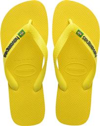 Havaianas Brasil Logo Neon Σαγιονάρες σε Κίτρινο Χρώμα από το SerafinoShoes