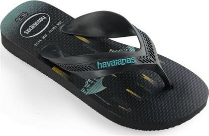 Havaianas Παιδικές Σαγιονάρες Flip Flops Μαύρες Max Herois