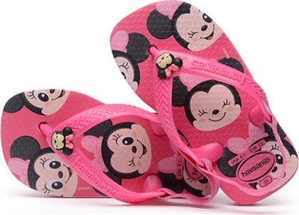 Havaianas Παιδικές Σαγιονάρες Flip Flops για Κορίτσι Ροζ Disney Classics II Baby Minnie από το Cosmossport