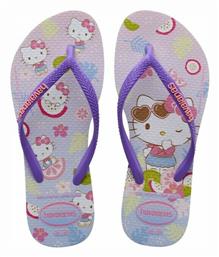 Havaianas Παιδικές Σαγιονάρες Flip Flops Λιλά Hello Kitty