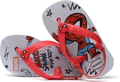 Havaianas Παιδικές Σαγιονάρες Flip Flops Spider-Man Λευκές από το Plus4u