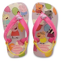 Havaianas Παιδικές Σαγιονάρες Peppa Pig Ροζ