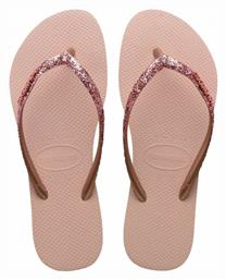 Havaianas Slim Glitter II Σαγιονάρες Ballet Rose/Golden Blush από το Cosmossport