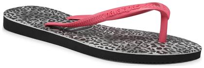 Havaianas Slim Leopard Fc Σαγιονάρες σε Ροζ Χρώμα