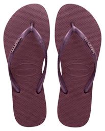 Havaianas Slim Logo Σαγιονάρες σε Μωβ Χρώμα από το Z-mall